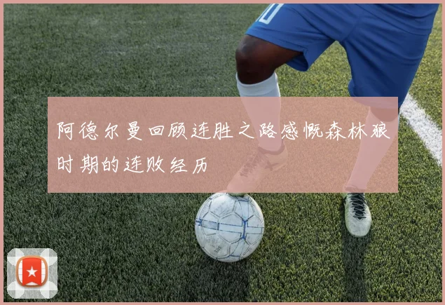 阿德尔曼回顾连胜之路感慨森林狼时期的连败经历